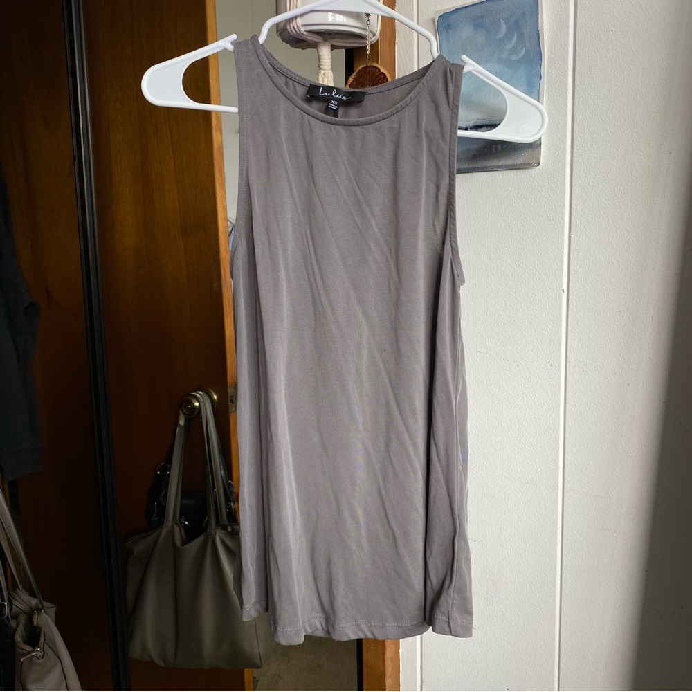 Lulus Gray Tank Top